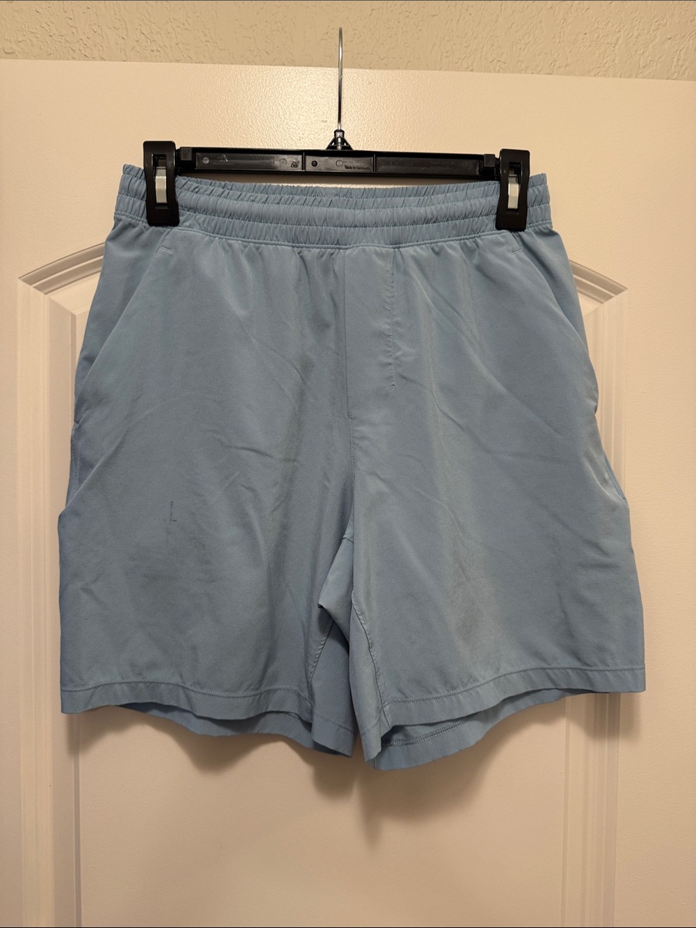 Light Blue Lululemon Men's Athletic Shorts